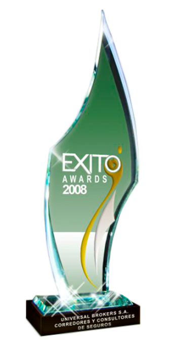 Premio al Liderazgo, Excelencia y Productividad - Éxito Awards 2008